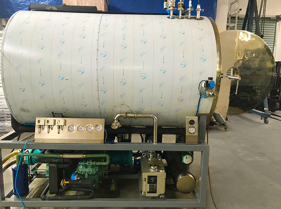 Customised install industrial scale freeze dryer