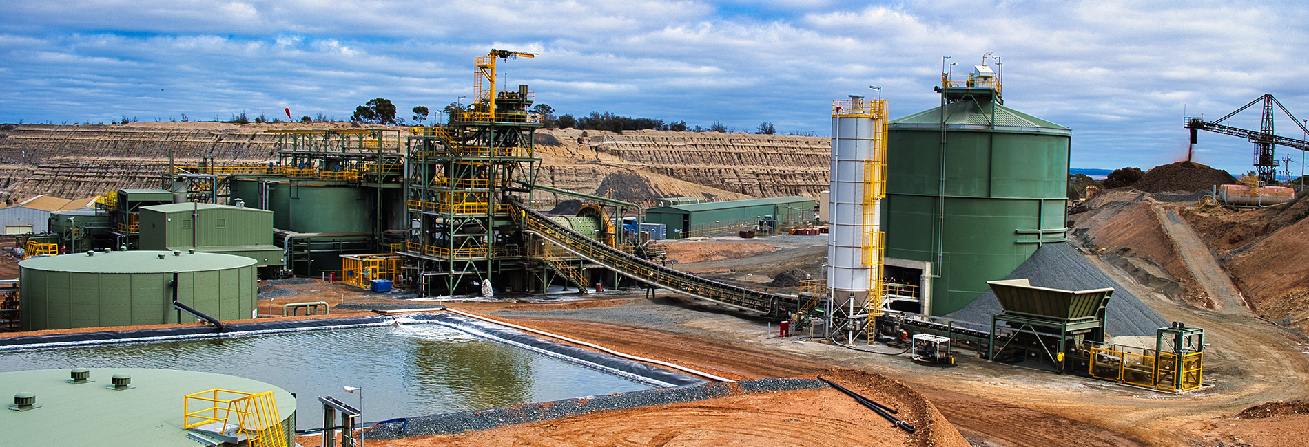 Australia gold mine processing dewatering