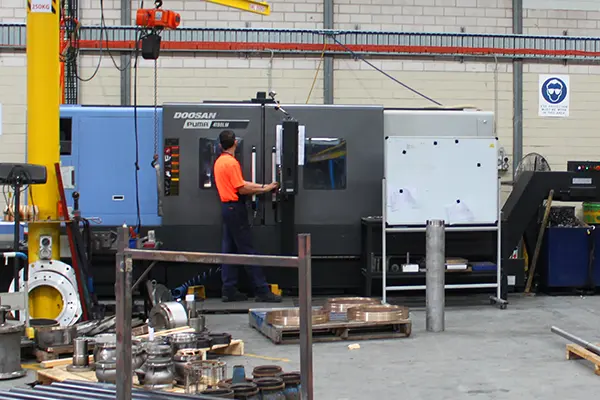 custom pump component cutting