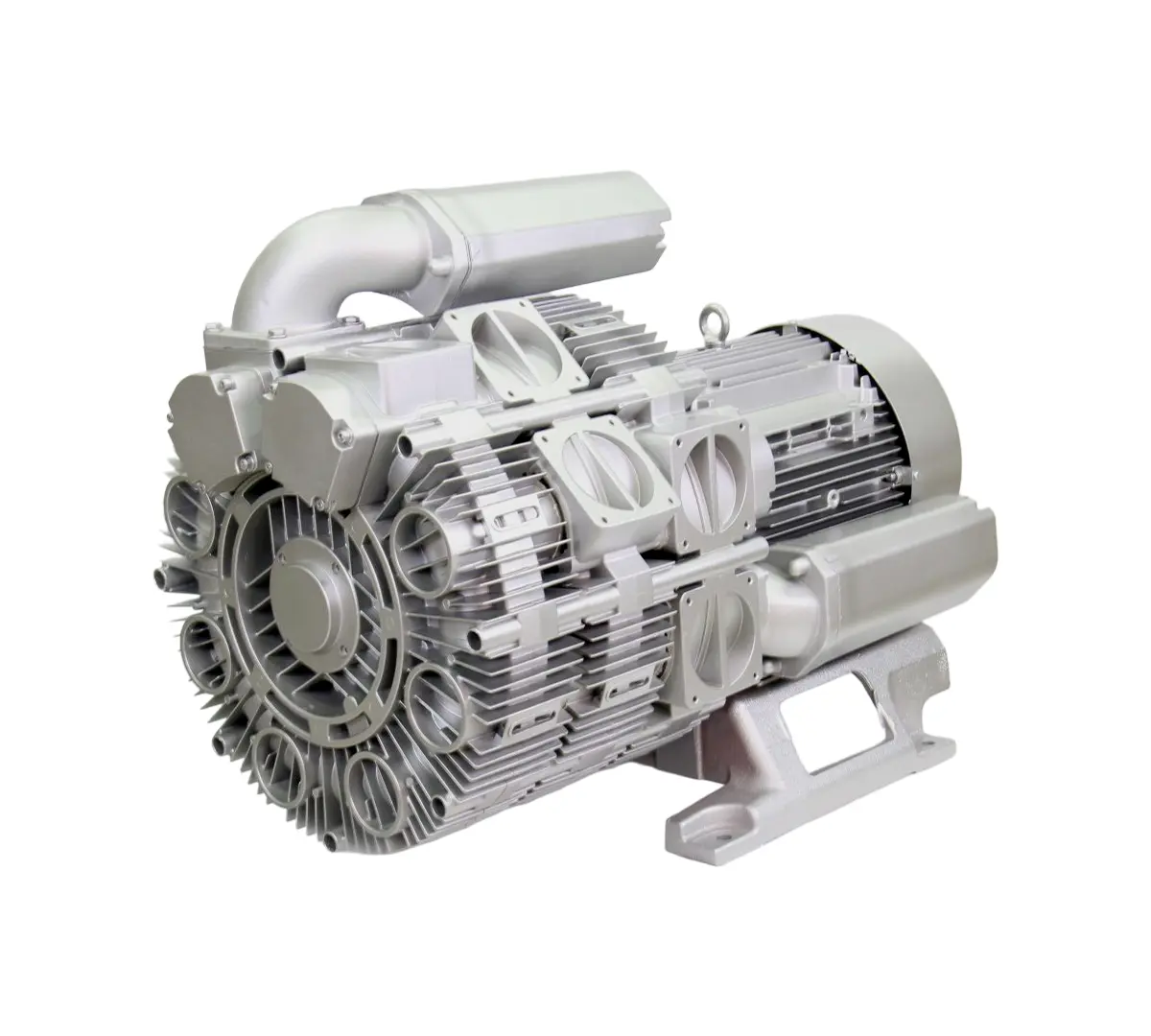side channel blower electric motor driven