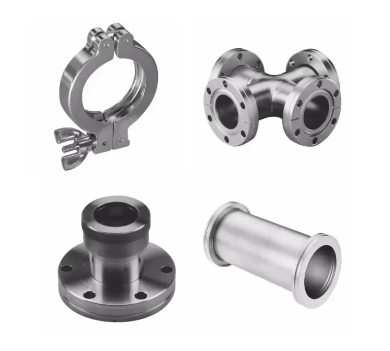 vacuum components clamps nipples conflat compression port crosses